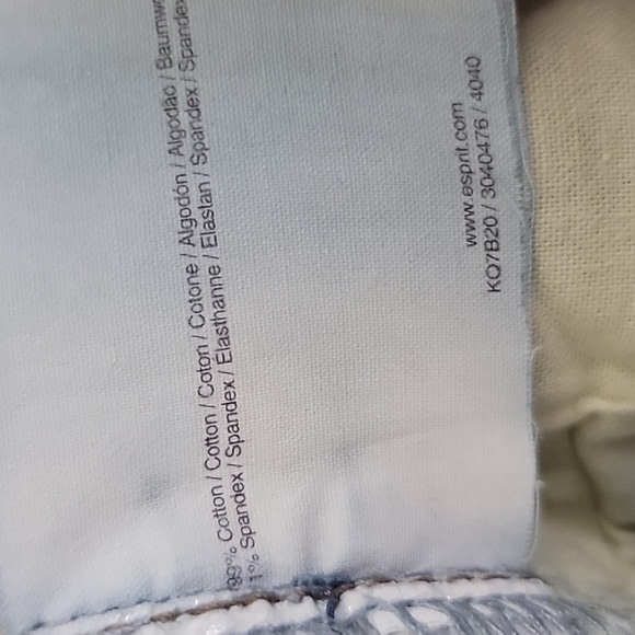 Espirit Blue Faded Skinny Low Rise Jeans 31 X 29.5 (READ Inseam 1/2" Change) - Picture 12 of 15